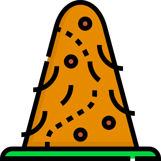 Anthill Detailed Straight Lineal color icon