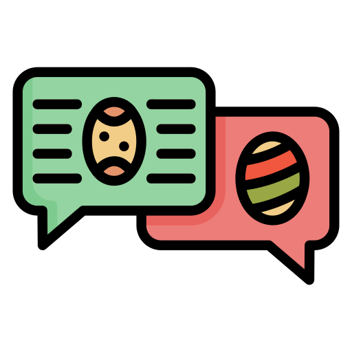 chat Generic color outline icono