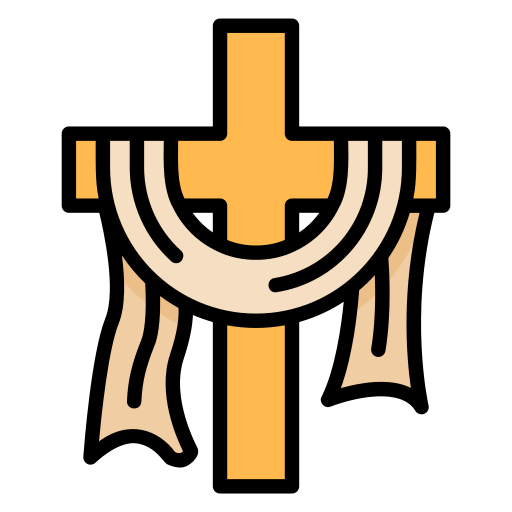 christelijk kruis Generic color outline icoon