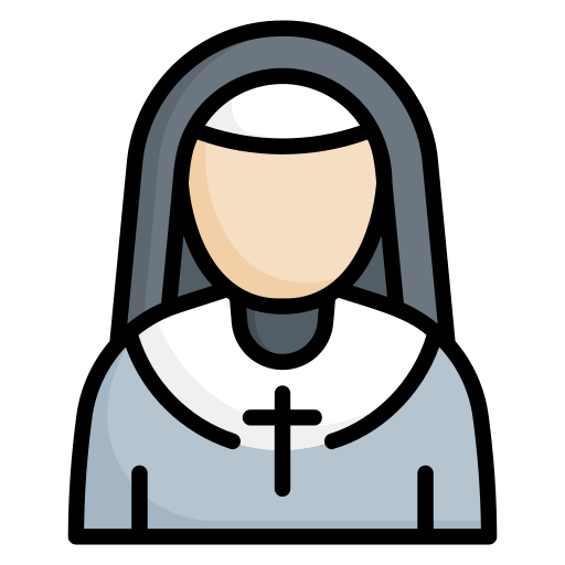 siostra zakonna Generic color outline ikona