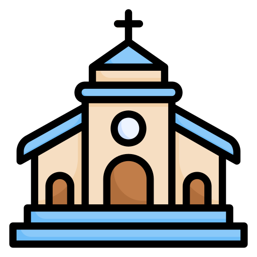 igreja Generic color outline Ícone