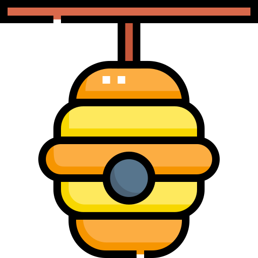 Hive Detailed Straight Lineal color icon