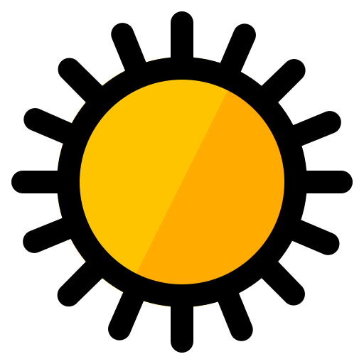 soleil Generic color outline Icône