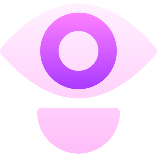 kontaktlinse Basic Gradient Gradient icon