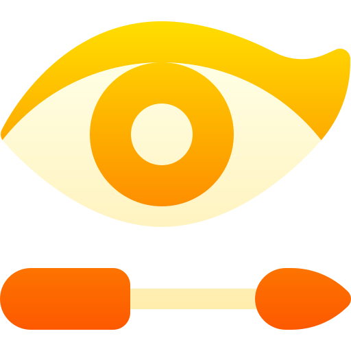 eye-liner Basic Gradient Gradient Icône