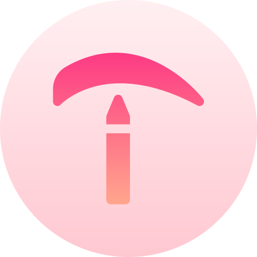 augenbrauenstift Basic Gradient Circular icon