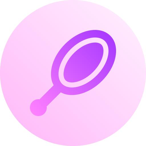 손거울 Basic Gradient Circular icon