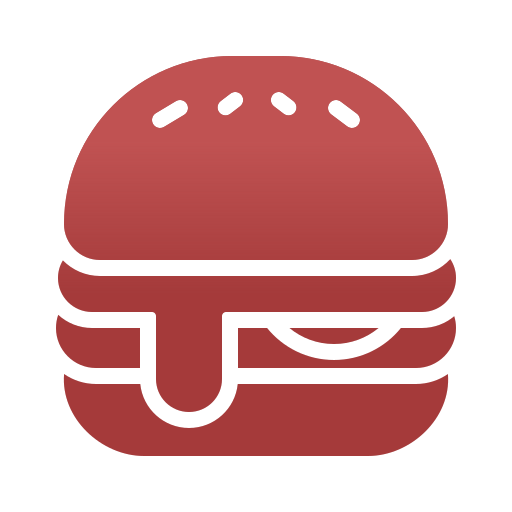 hamburger al formaggio Generic gradient fill icona
