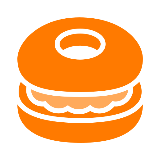 Bagel Generic color fill icon
