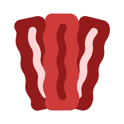 bacon Generic color fill Icône