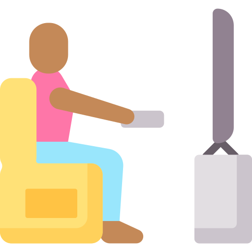 vida sedentaria Special Flat icono