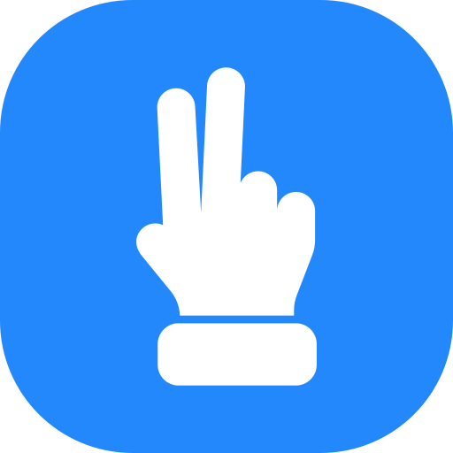 Two Fingers Generic color fill icon