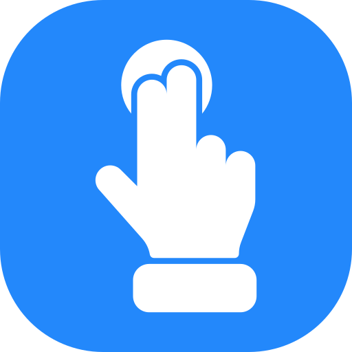 Touch and Hold Generic color fill icon