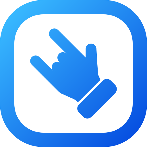 Hand gesture Generic gradient fill icon