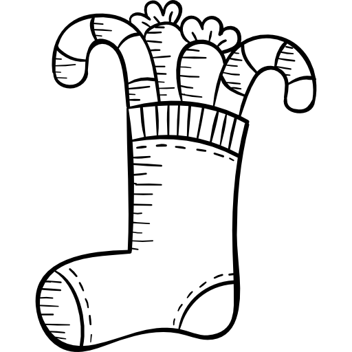 socke Hand Drawn Black icon