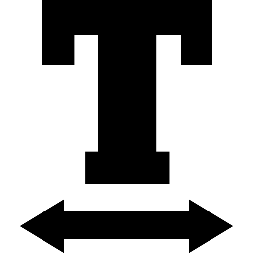 텍스트 확대  icon