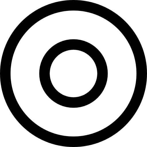 Target Basic Rounded Lineal icon