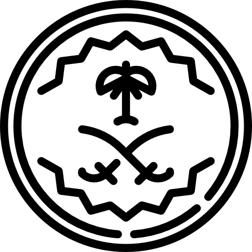 riyal saudí Special Lineal icono
