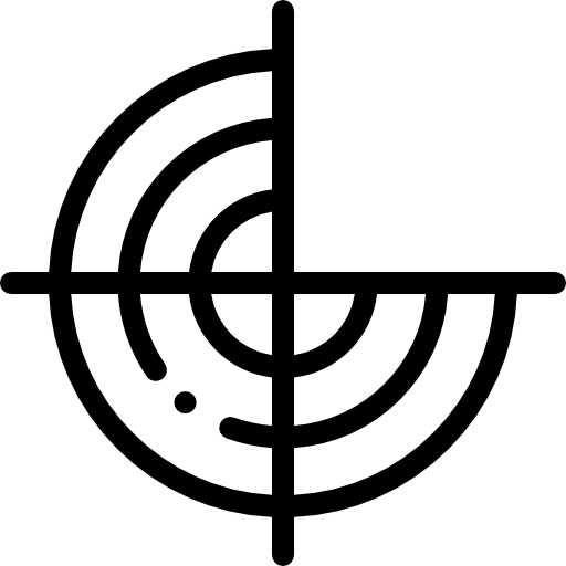 레이더 Detailed Rounded Lineal icon
