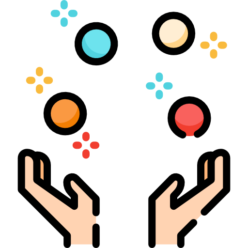 malabares con pelota Special Lineal color icono