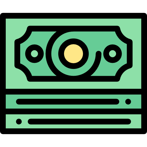 pieniądze Detailed Rounded Lineal color ikona