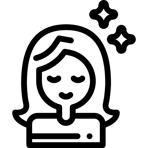 Прическа Detailed Rounded Lineal иконка