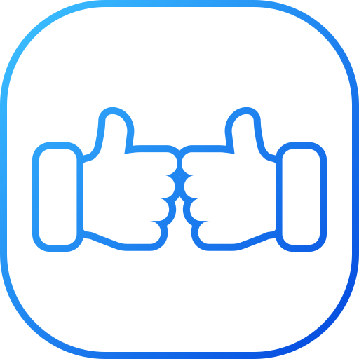 Thumbs up Generic gradient outline icon