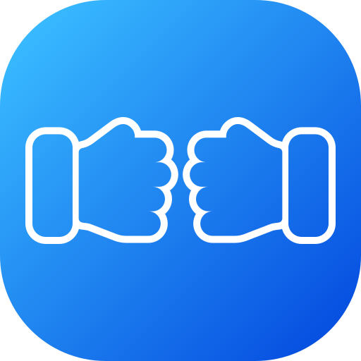 Fist bump Generic gradient fill icon