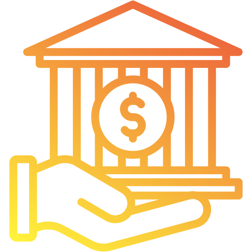 Banking Service Generic gradient outline icon