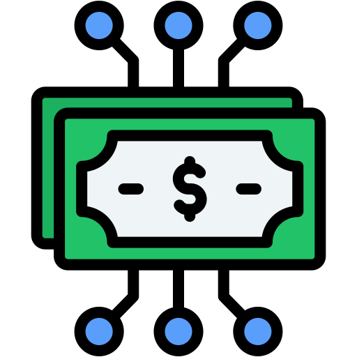 Цифровые деньги Generic color lineal-color иконка