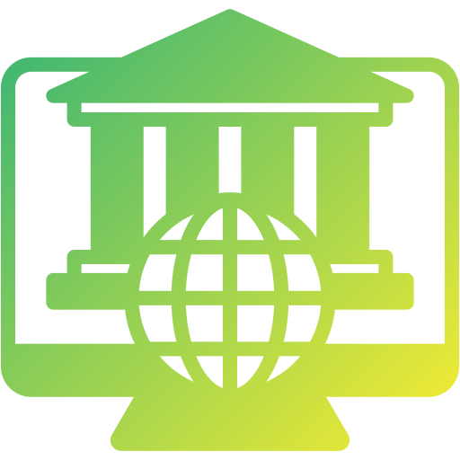 banca online Generic gradient fill icona