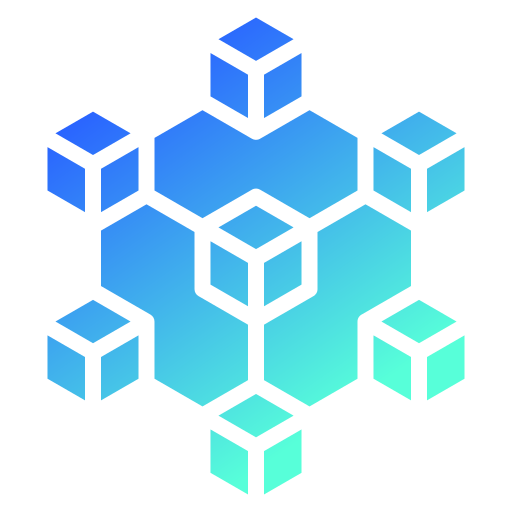 Blockchain Generic gradient fill icon