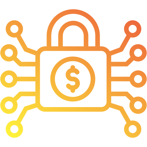 Encryption Generic gradient outline icon