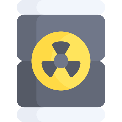 放射性物質 Kawaii Flat icon