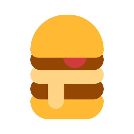 hamburguer de queijo Generic color fill Ícone
