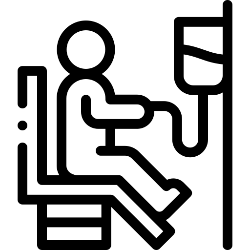 quimioterapia Detailed Rounded Lineal icono