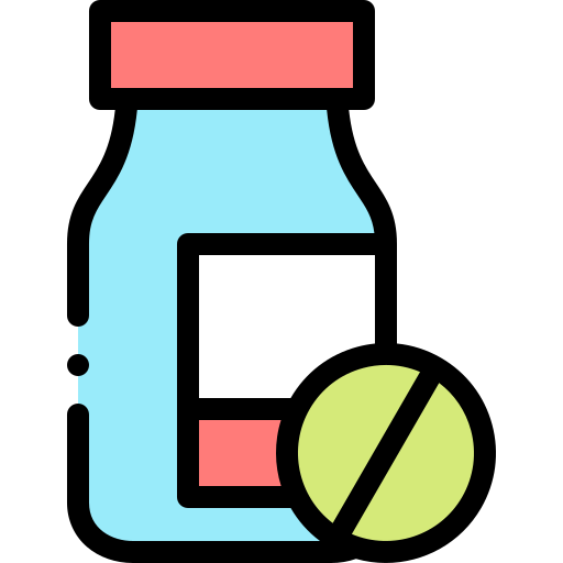 Лекарственное средство Detailed Rounded Lineal color иконка