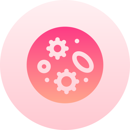 petrischaal Basic Gradient Circular icoon