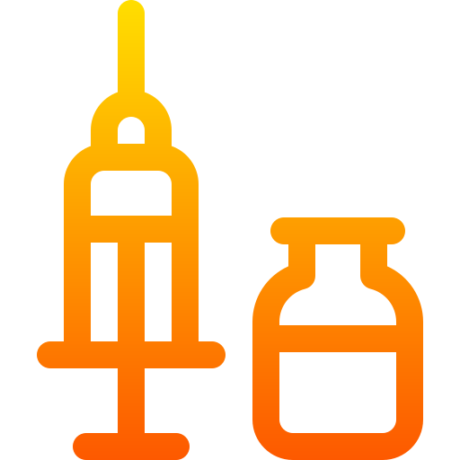 szczepionka Basic Gradient Lineal color ikona