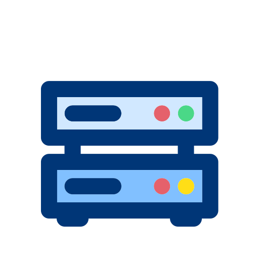 Server storage Generic color lineal-color icon