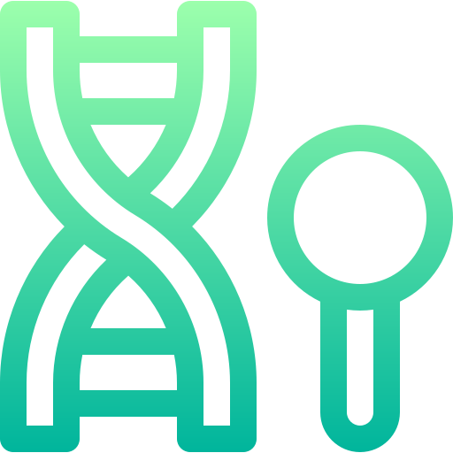DNA Basic Gradient Lineal color icon
