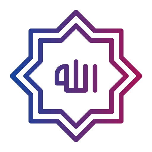 Allah Generic gradient outline icon