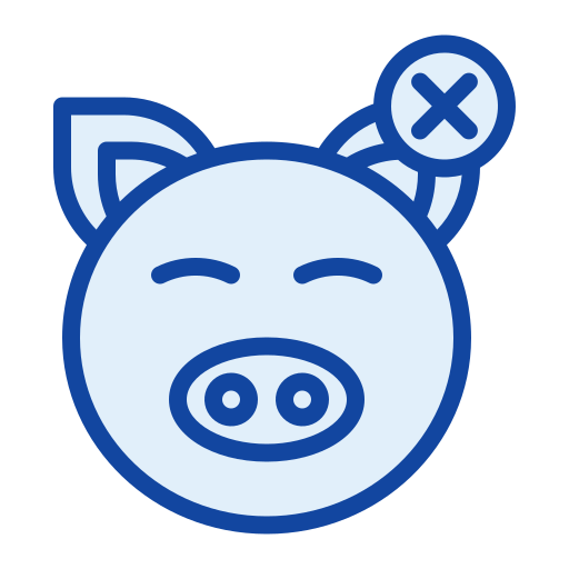 No pork Generic color lineal-color icon