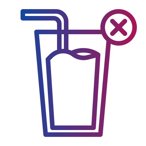 飲み物なし Generic gradient outline icon