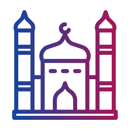 Mosque Generic gradient outline icon