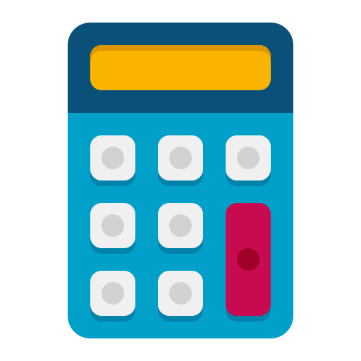 calcolatrice Generic color fill icona