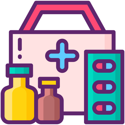 kit de primeros auxilios Generic color lineal-color icono