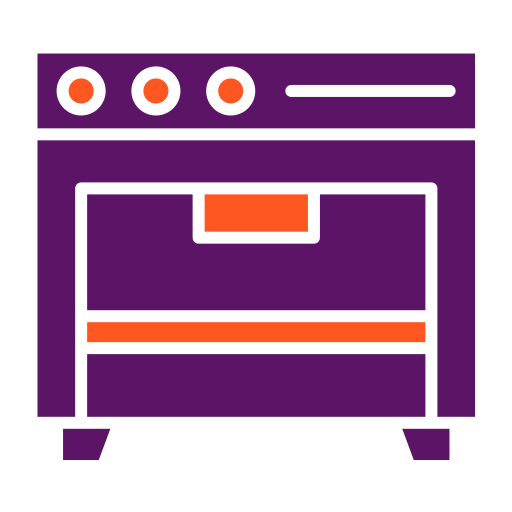 Кухонная плита Generic color fill иконка