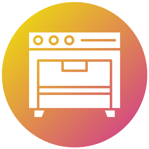 kuchenka do gotowania Generic gradient fill ikona