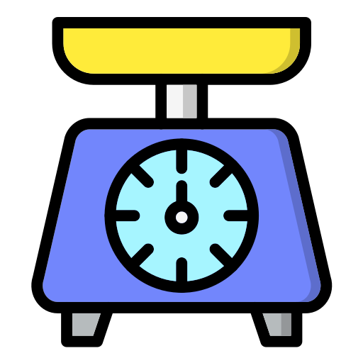 Kitchen Scale Generic color lineal-color icon